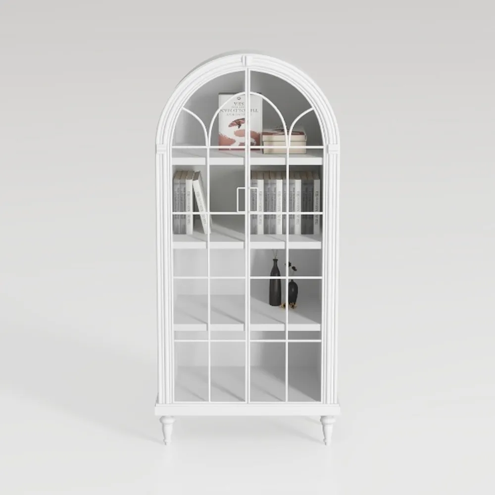 71" Tall Arched Cabinet, 5-Tier Arched Kitchen