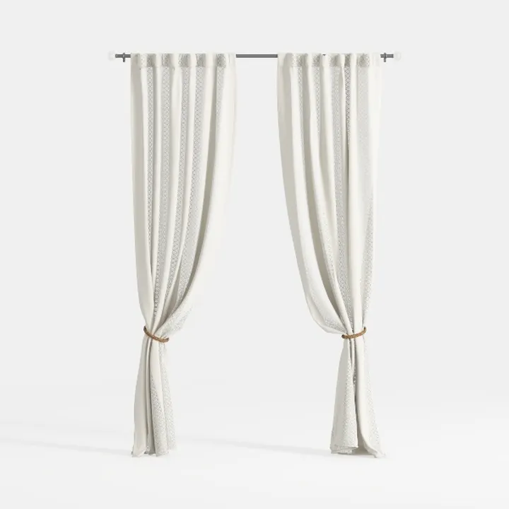 100% Blackout Curtains 84 Inch Length 2 Panels Set