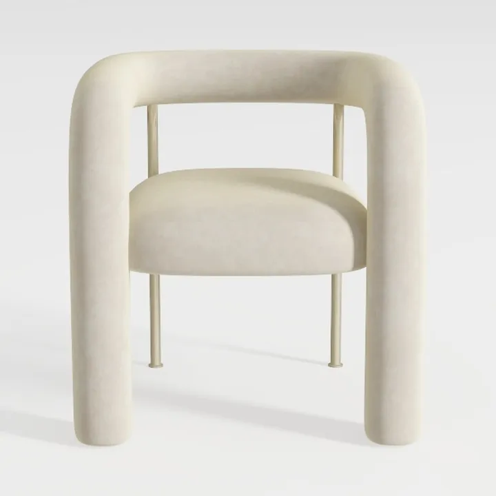 Modern Dining Chair, Upholstered Dining Room Chair