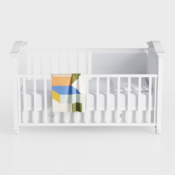 Pasadena White 3-in-1 Convertible Crib