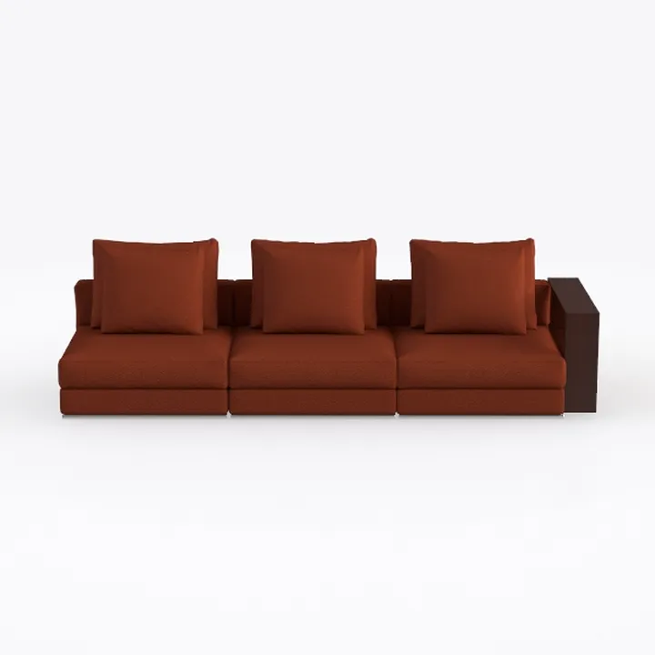 Furnemart Modern L Shape Sectional Sofa with Chais