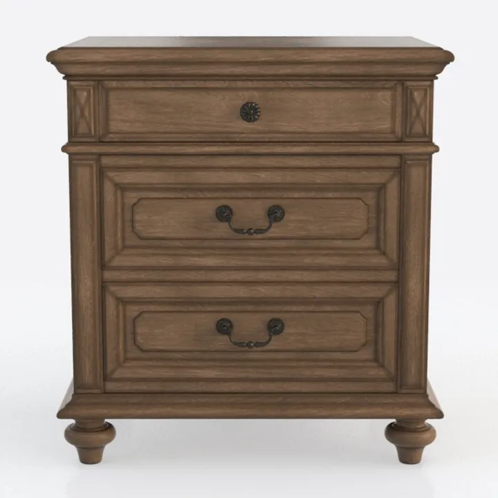 New Classic Furniture Mar Vista Nightstand, Walnut