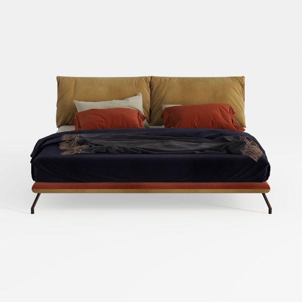Pemberly Row Mid-Century Modern Velvet Upholstered