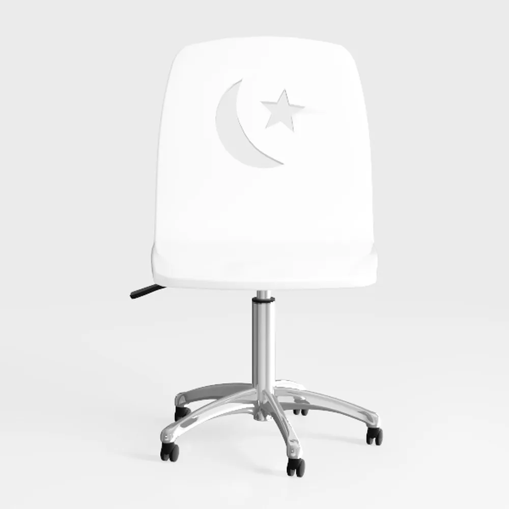 Sage Green Marble Office Chair Cover 2 Piece