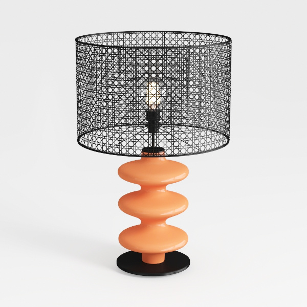 table lamp-Peach Fuzz