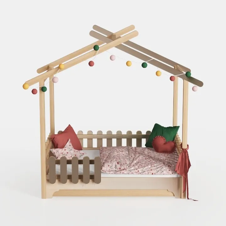 Harper & Bright Designs Twin House Bed with Trundl