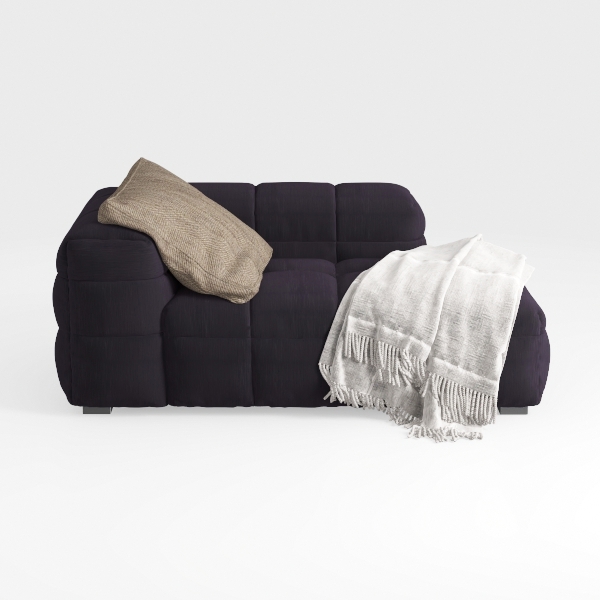 108.3" Sectional Foam Couch,L Shape Sofa with Chai