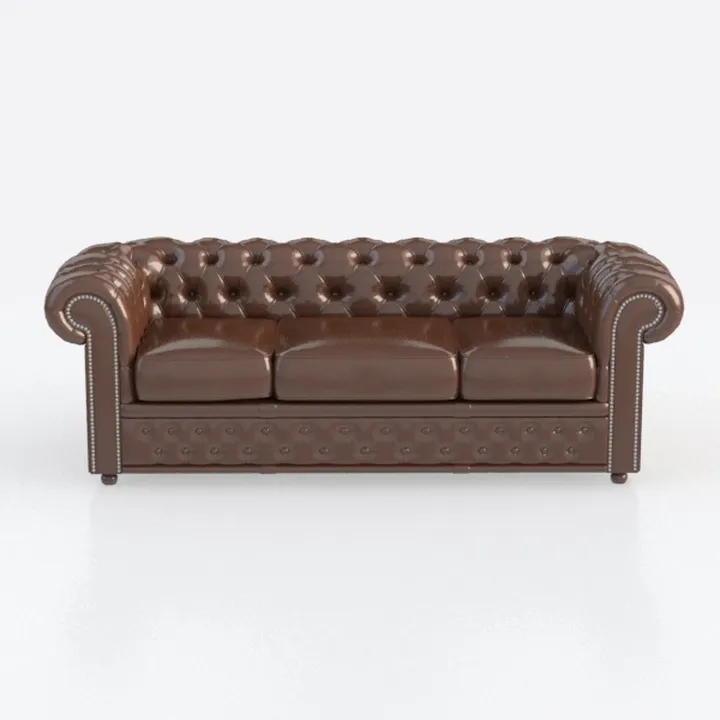 Hydeline Alton Bay Top Grain Leather Sofa Couch,