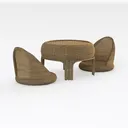 tea table-Japanese Artistry Right 45 Degree View