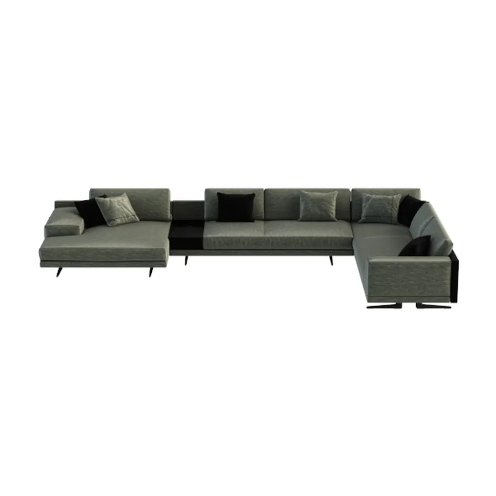 Modern Corner Chaise Sofa L-Shaped European