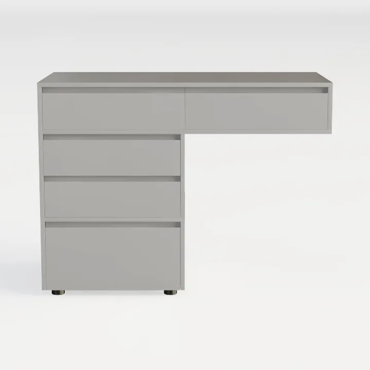 Rolling File Cabinet with Lock, 3 Drawer Metal