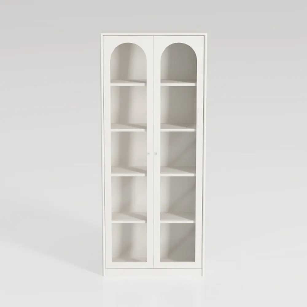 Tribesigns 70.9" White Bookcase, 6-Tier Tall