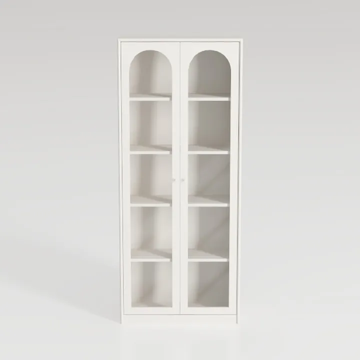 Tribesigns 70.9" White Bookcase, 6-Tier Tall