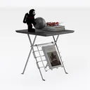 ARROWHEAD OUTDOOR 39" Aluminum Folding Camp Roll Right 45 Degree View