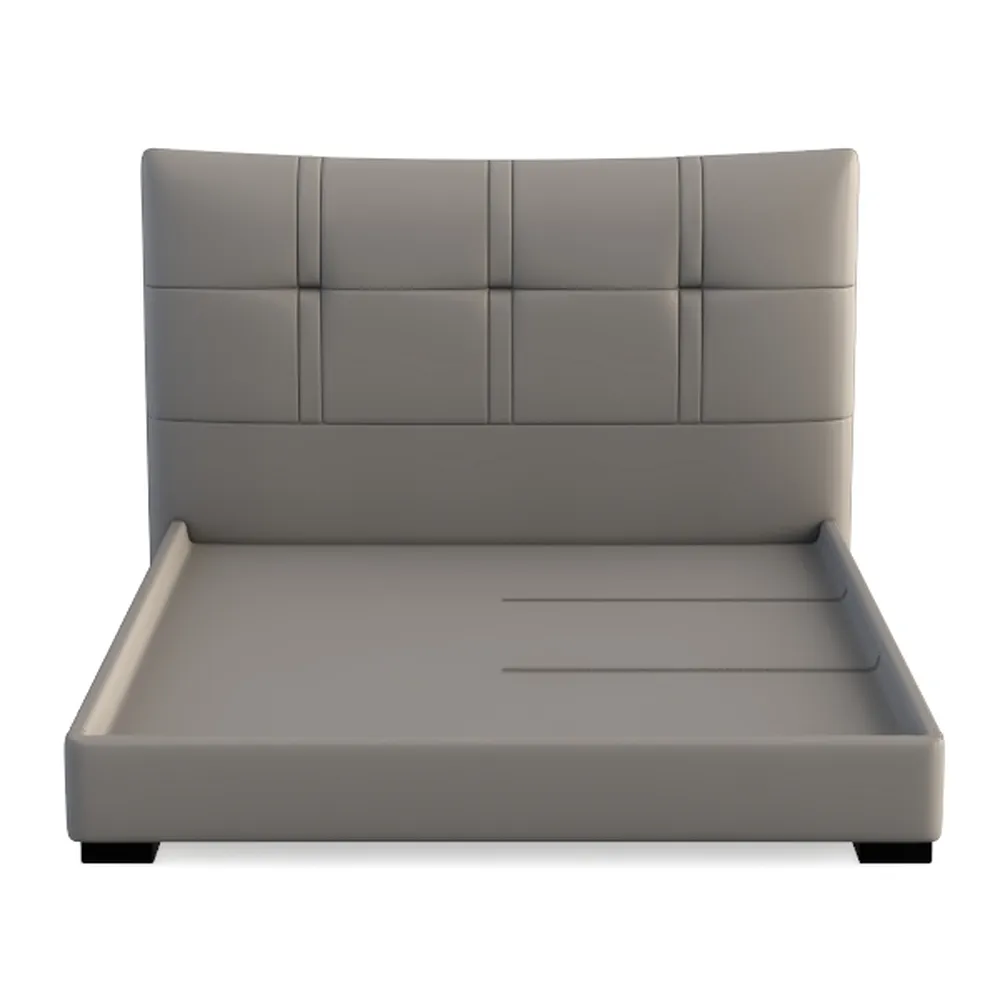 DHP Rose Upholstered Platform Bed with Button Tuft