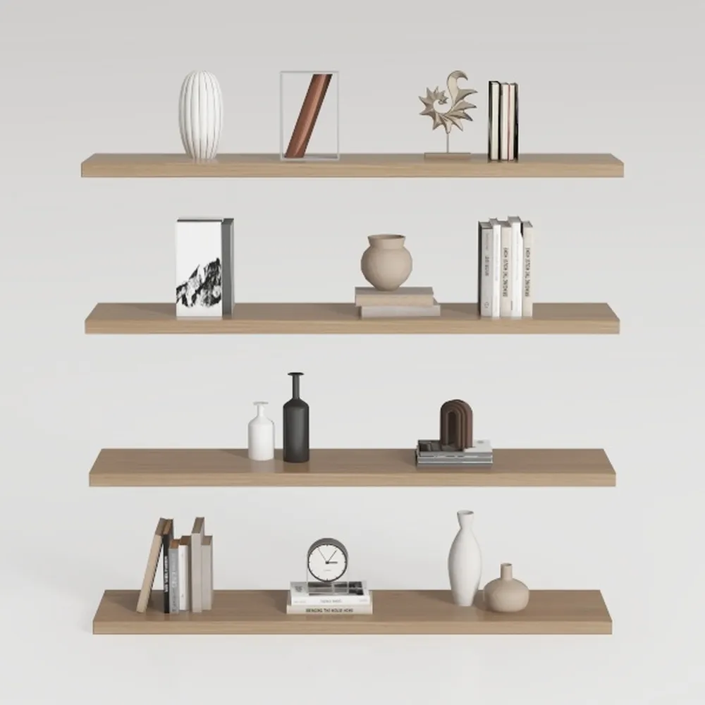 Long Wall Shelves 60 inch,Long Floating Shelf Set