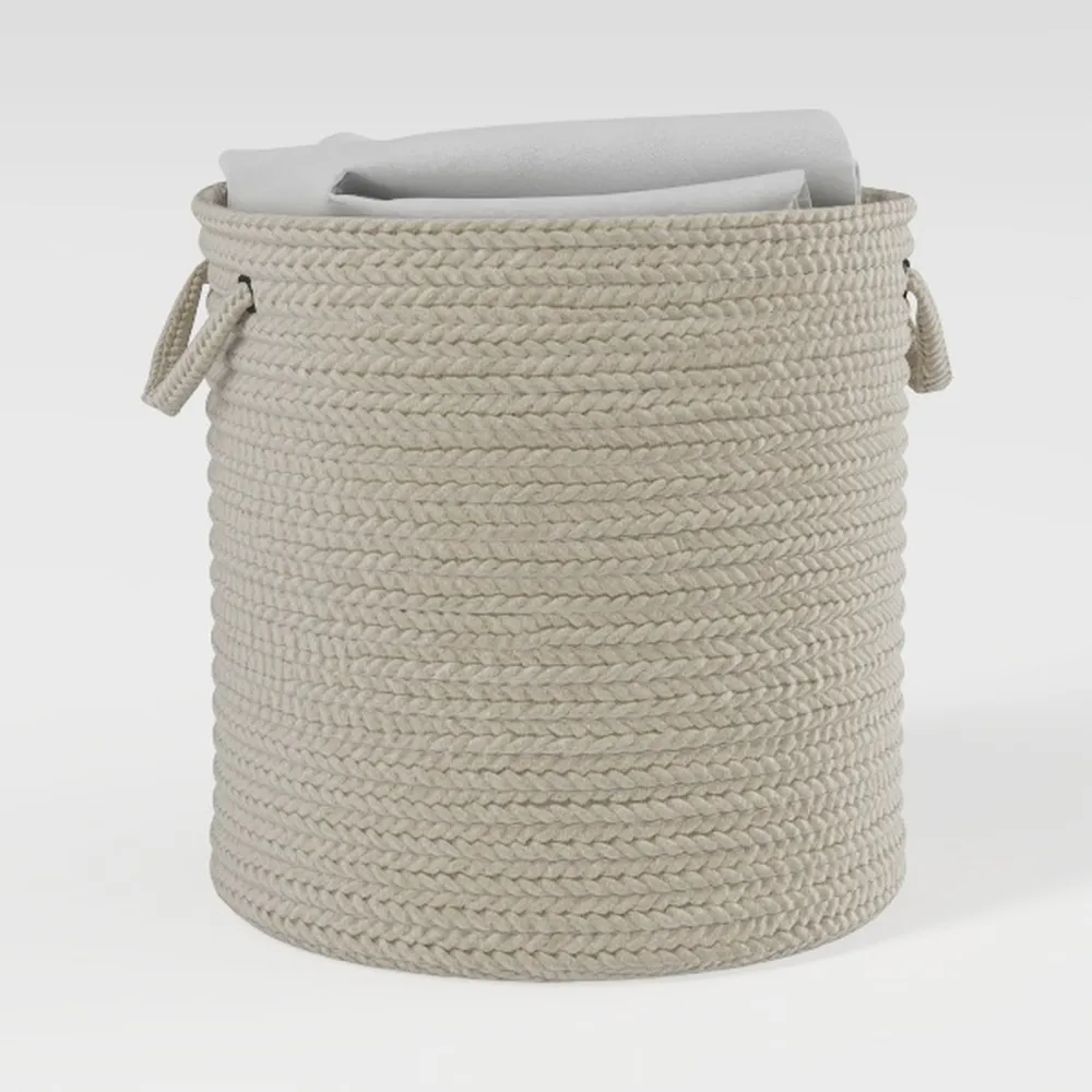 Mkono Woven Storage Basket-Warm Beige