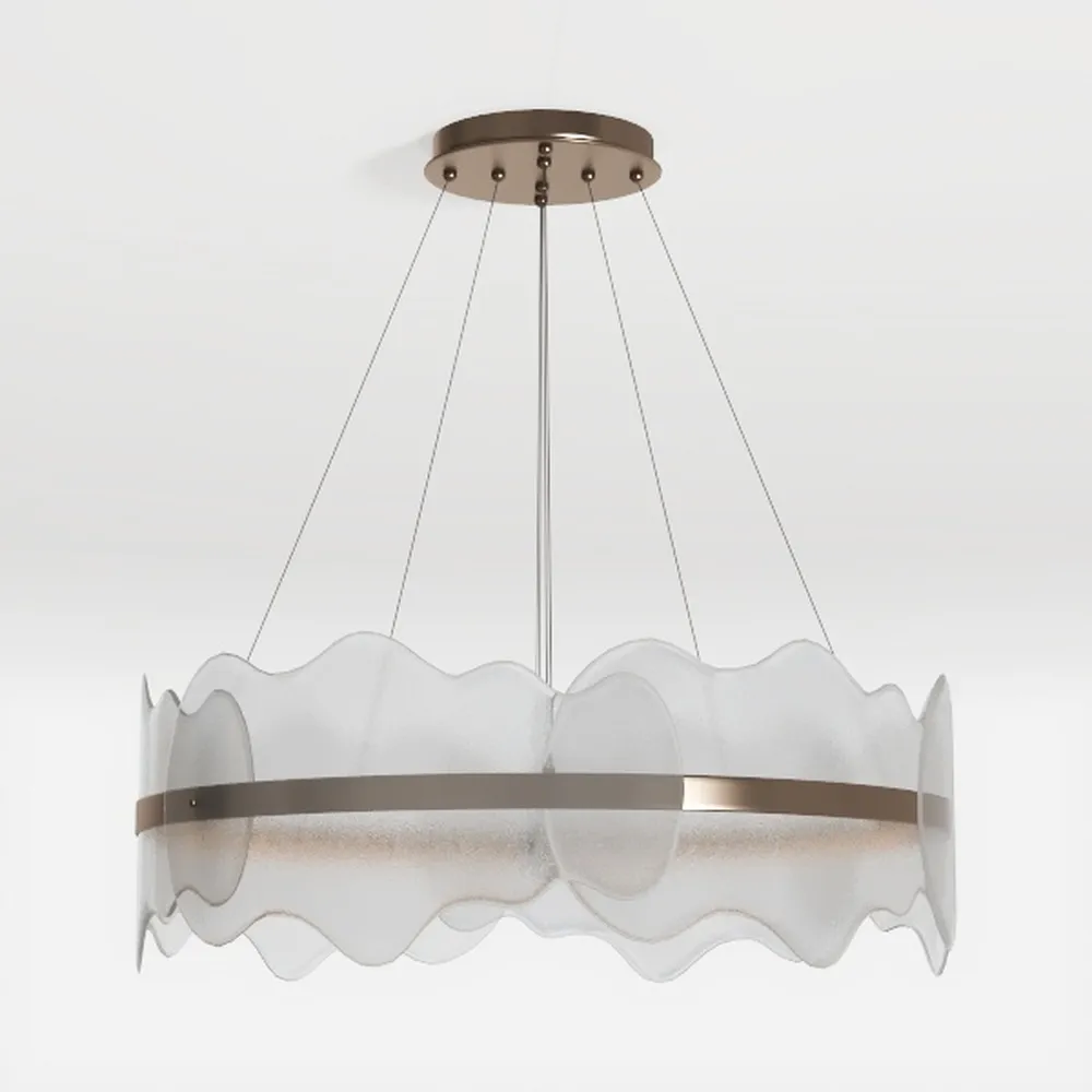 Siljoy L47 Crystal Chandelier Kitchen Island