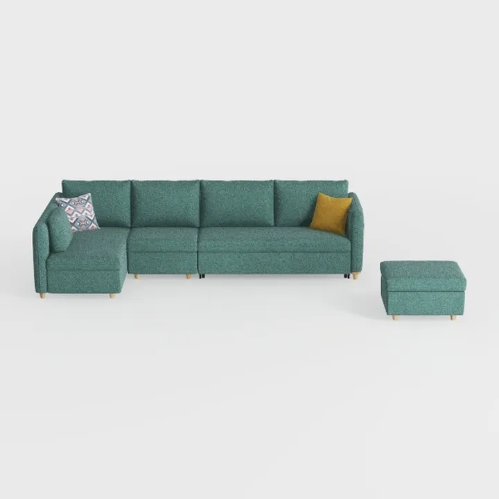 154" Modular Sectional Sofa,Comfy Cloud Couch