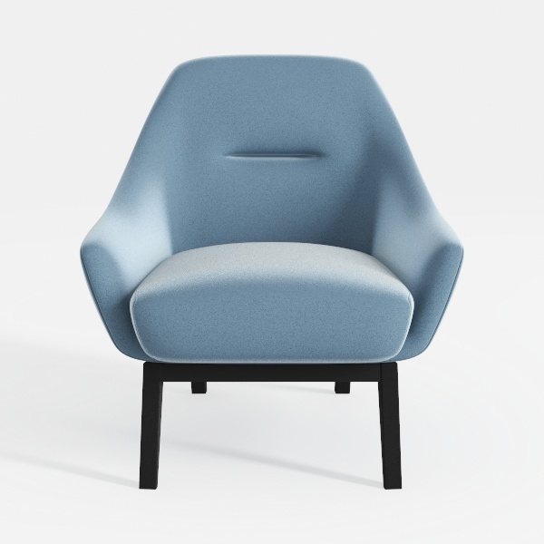 LumiSource Marcel Accent Chair, Fabric Arm Chair, 