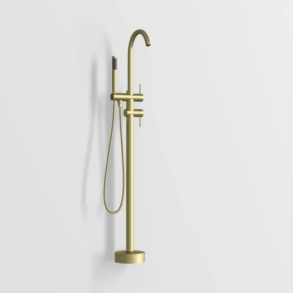 Freestanding Bathtub Faucet Tub Filler Brushed