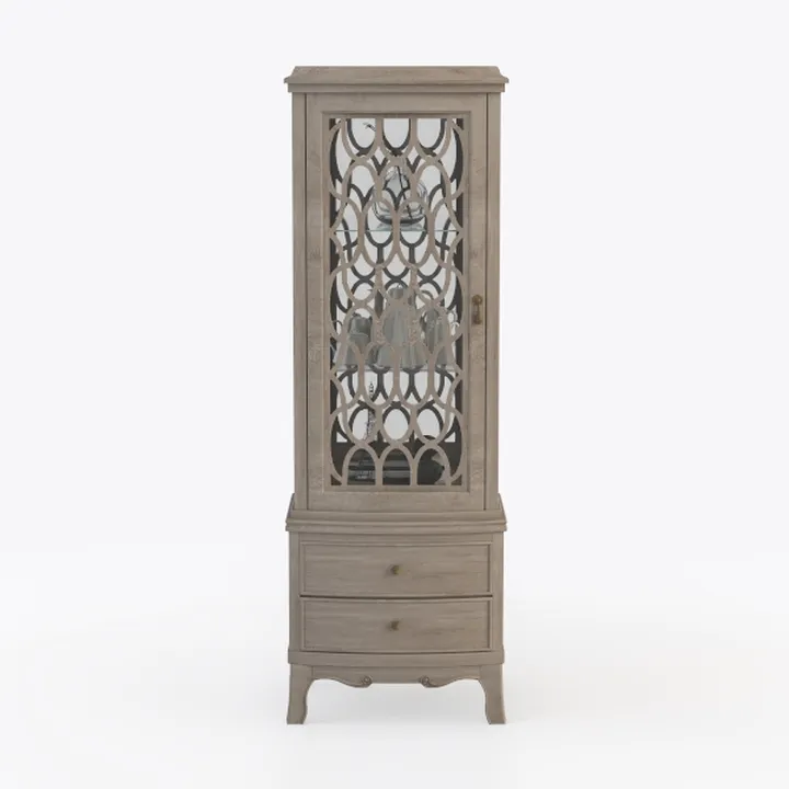 PHI VILLA Small Accent Storage Cabinet with Single