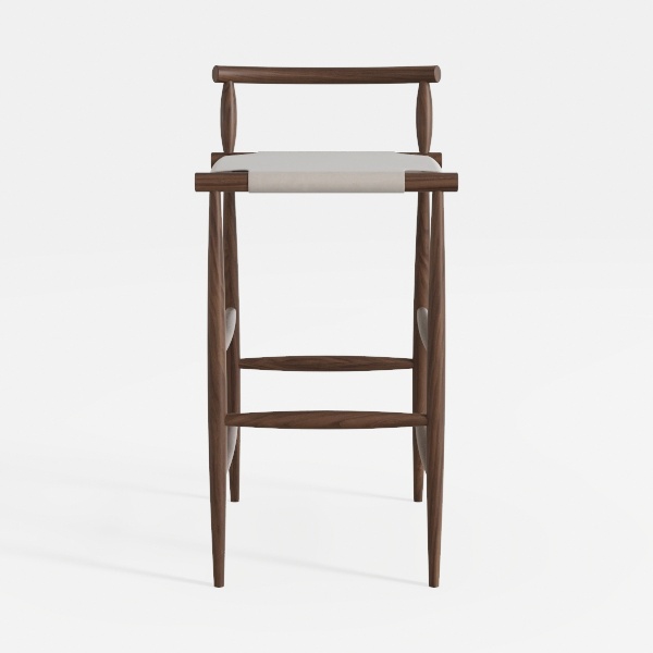 COLAMY Mid-Century Modern Counter Height Bar