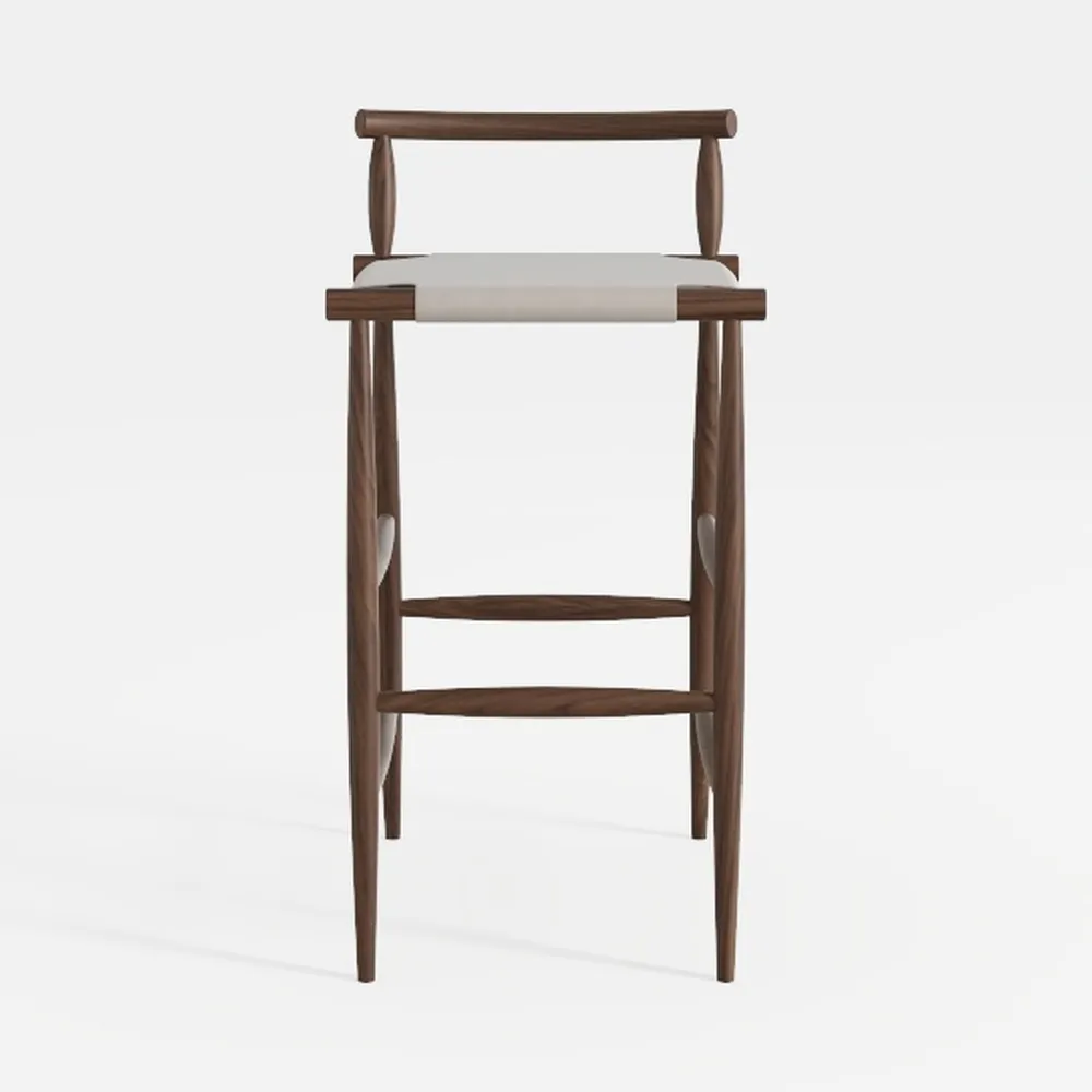 COLAMY Mid-Century Modern Counter Height Bar 