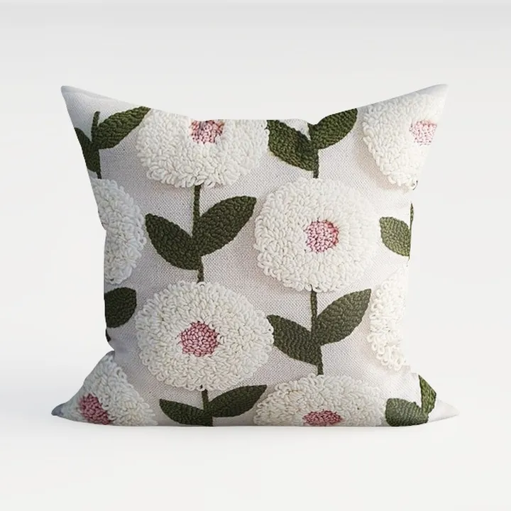 Ethan Taylor Floral Throw Pillow Soft Cushion