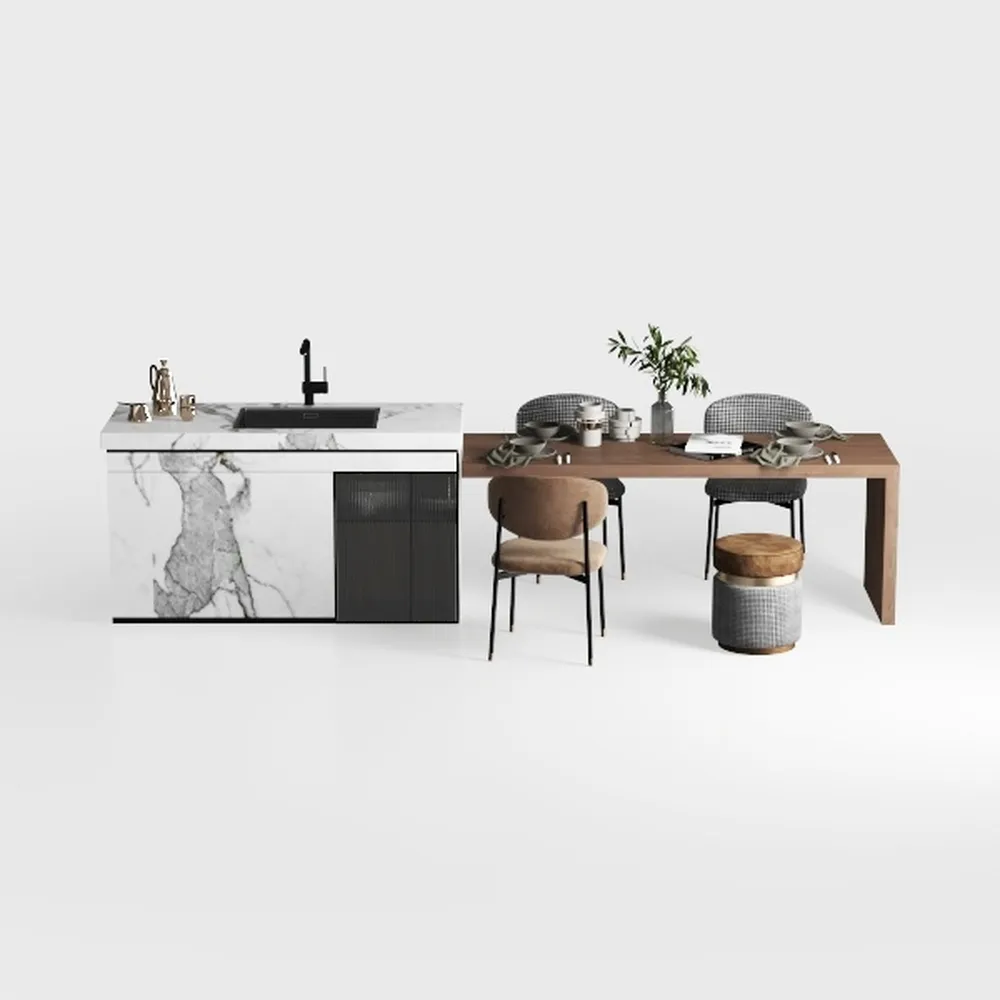 Walnut and Black Metal Backrest Counter Bar Stools