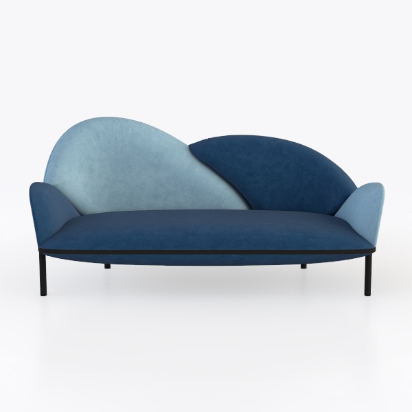 Haven 126.25 in. Modern Boucle Fabric Upholstered 