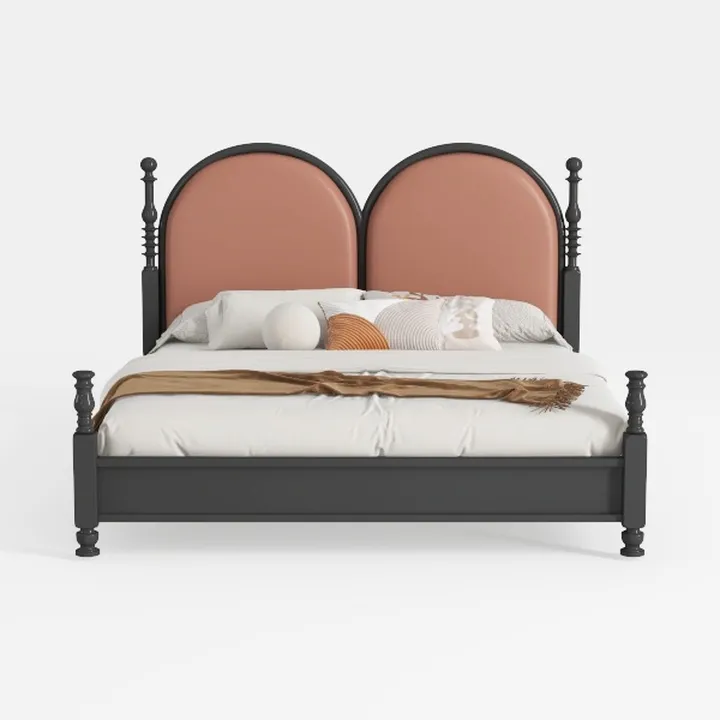 Baxton Studio Shirin Upholstered Platform Bed, Que