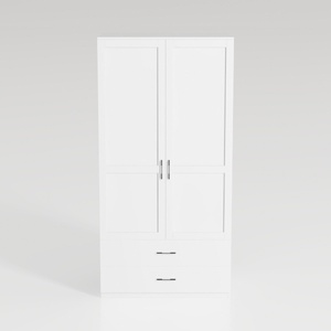 Letaya Wardrobe Closet,72" H Clothing Metal