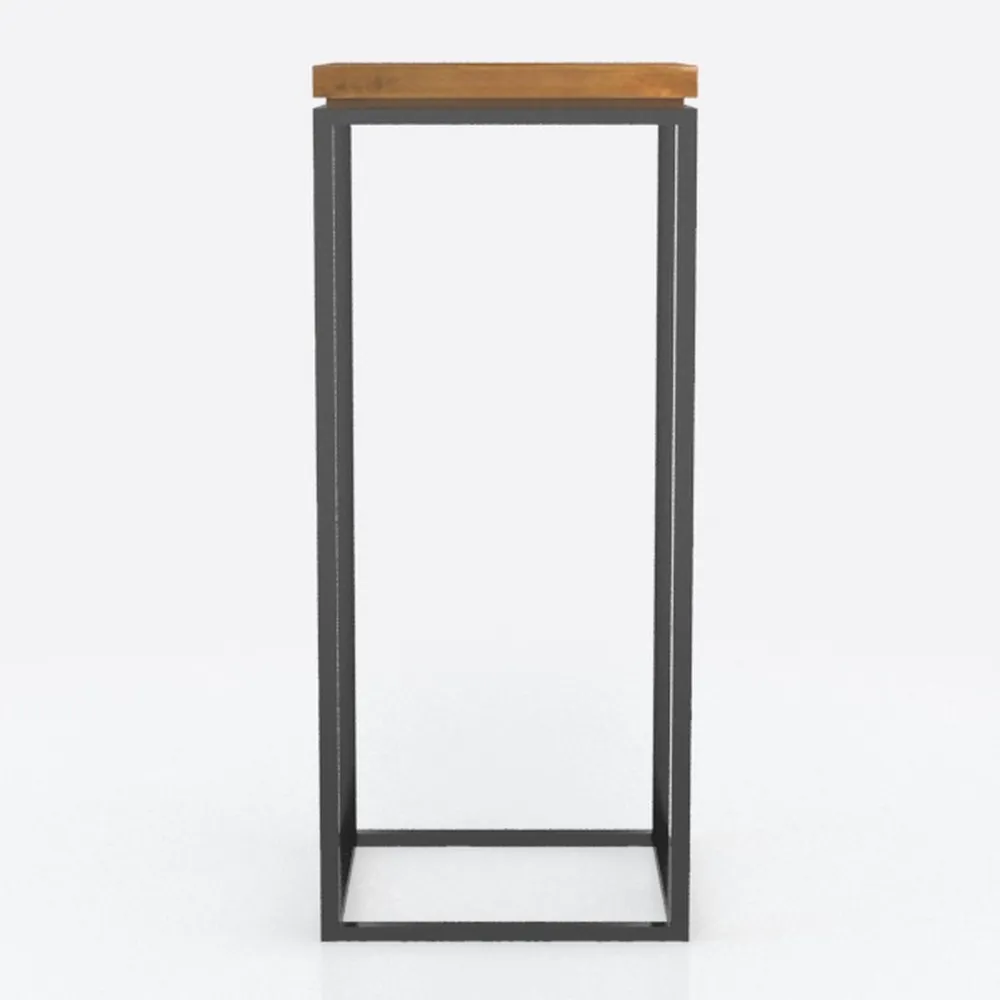 Kate and Laurel Karlsen Wood and Metal Square