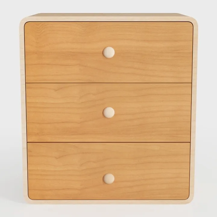 First of a Kind Nightstand in Natural MDF