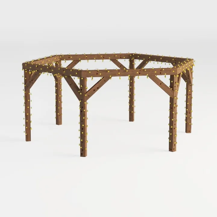 pergola-Autumn Fire Pit