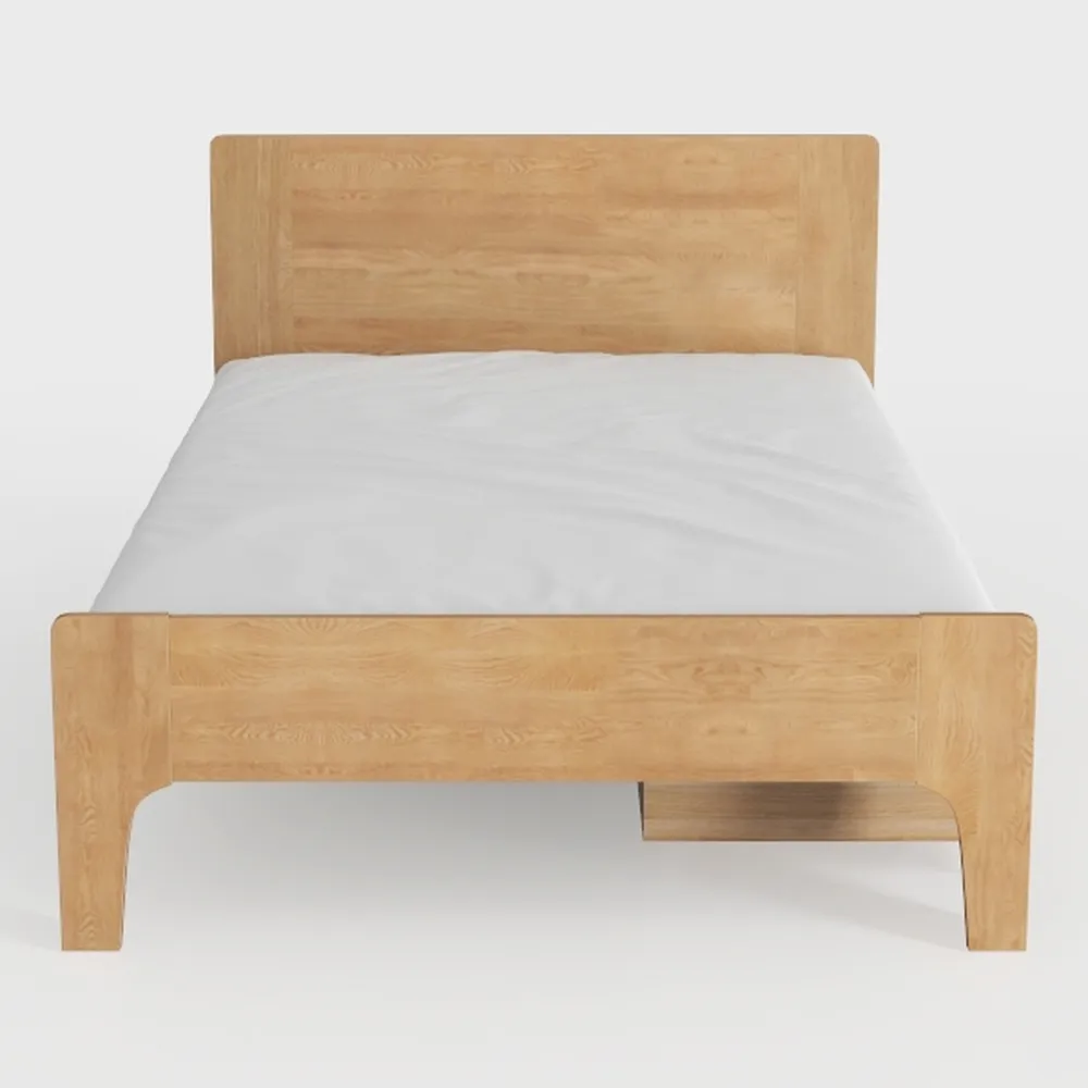 Alaterre Furniture Arden Panel King Bed Frame, Sol