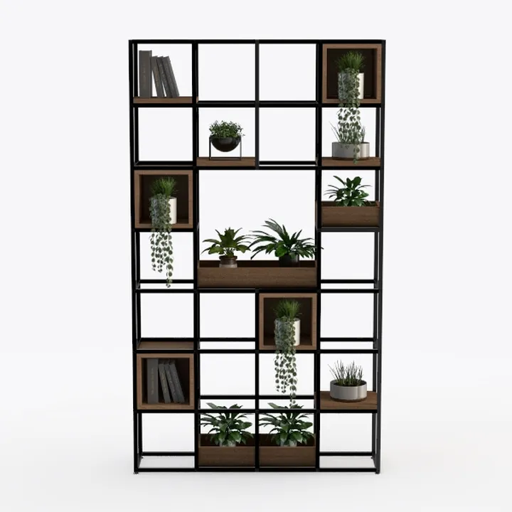 SEDETA 5 Tier Corner Bookshelf, Modern Corner Book