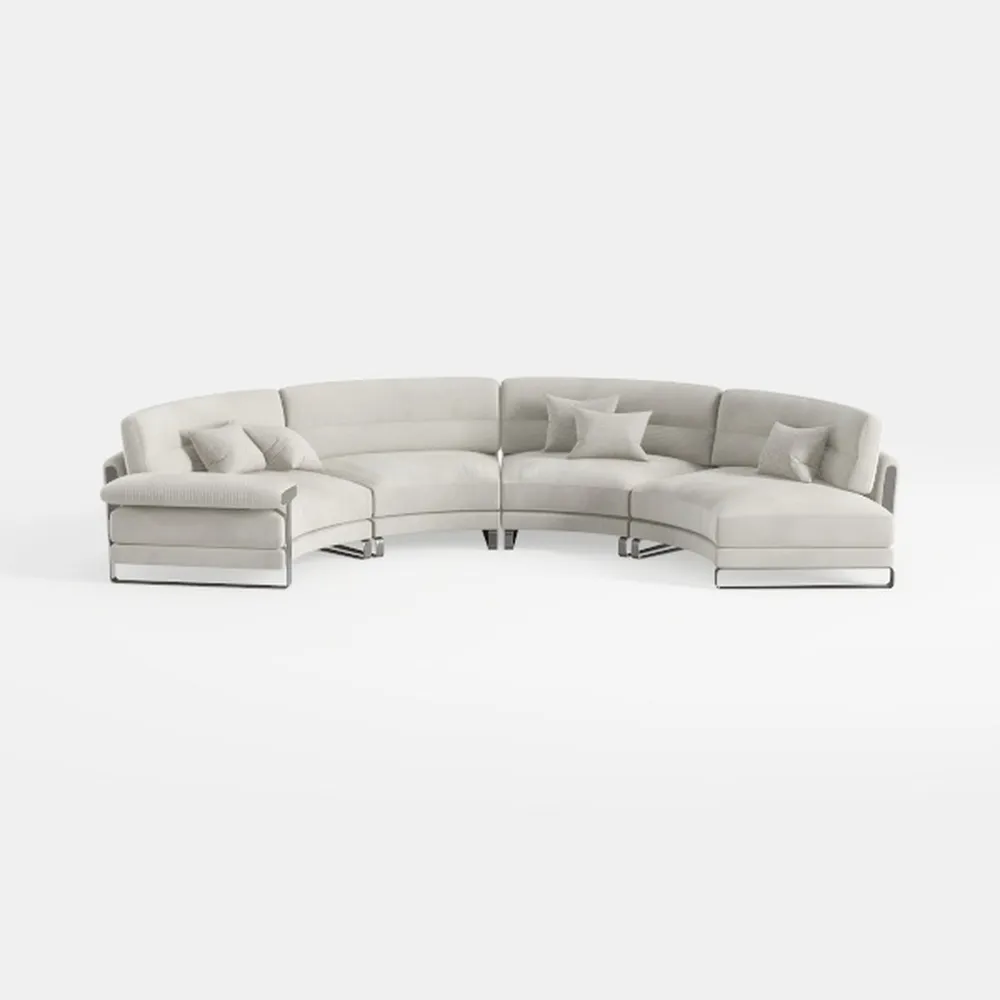108 * 85.5" Sofa,U Shape Sectional Sofa,Comfy 7