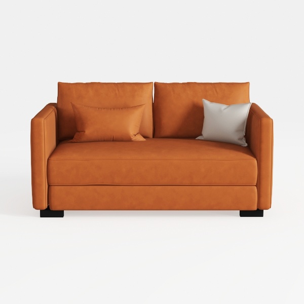 90” L Shaped Convertible Sleeper Sofa Bed, Pull