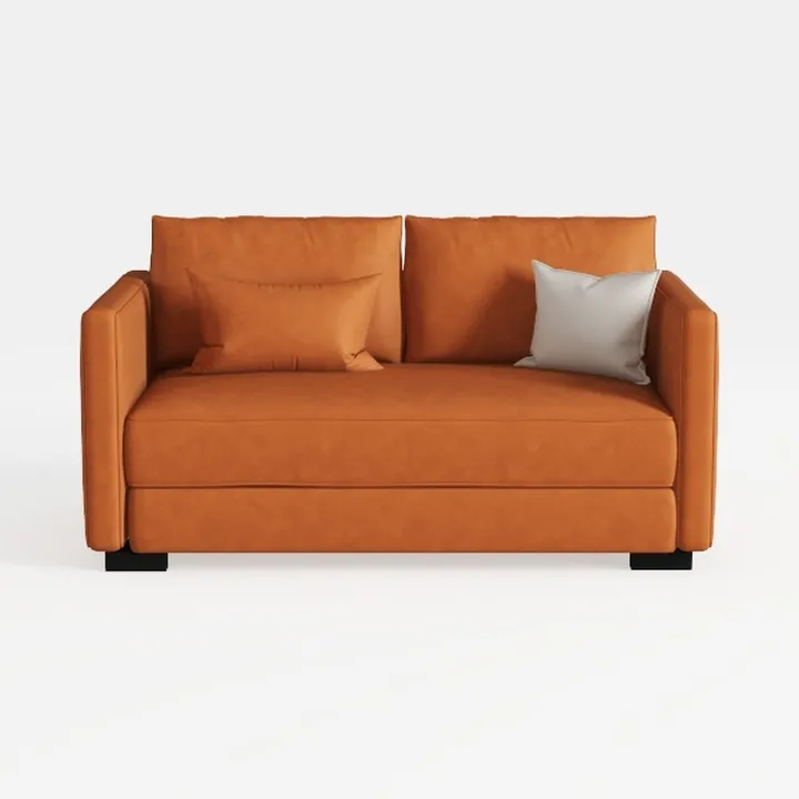 90” L Shaped Convertible Sleeper Sofa Bed, Pull
