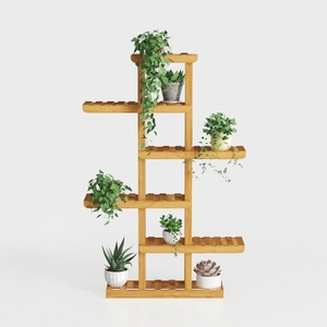 Wood Plant Rack