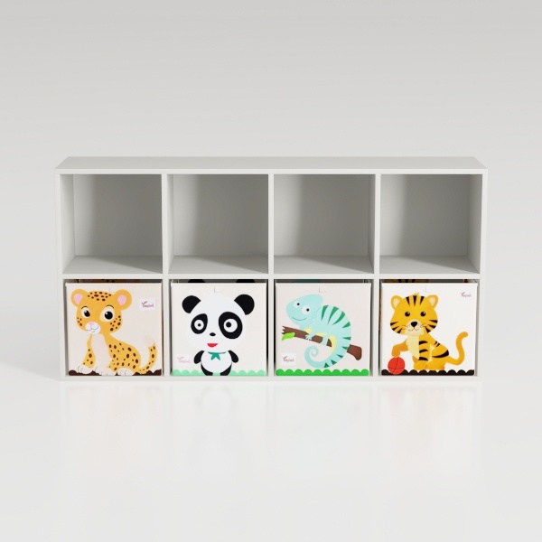 Toy Storage Organizer, Kids Bookshelf and Toy