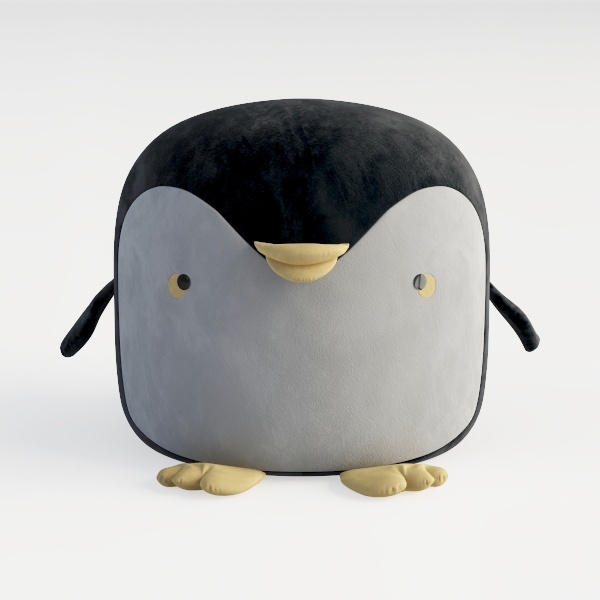 modern cartoon shoe-changing stool-Little Wonders