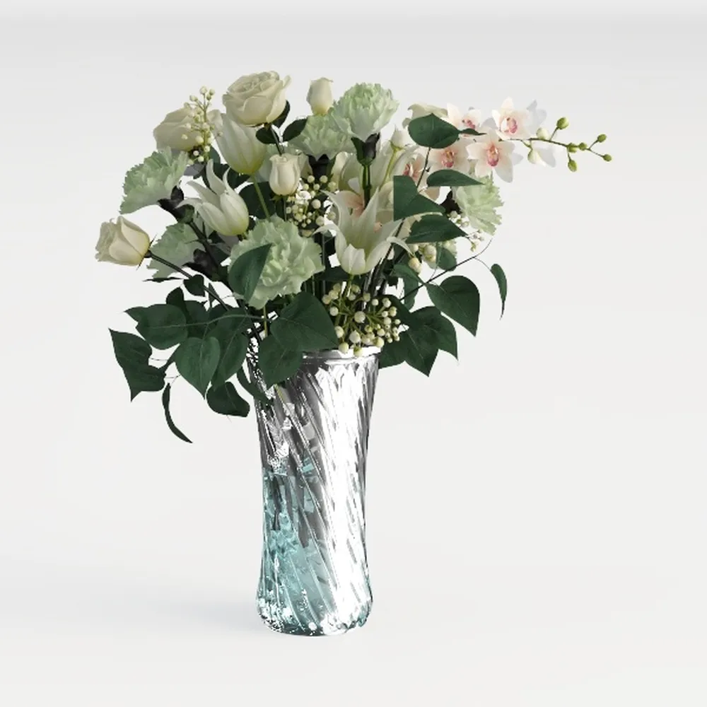 Rustic Ceramic Flower Large Vase, Vintage Floor