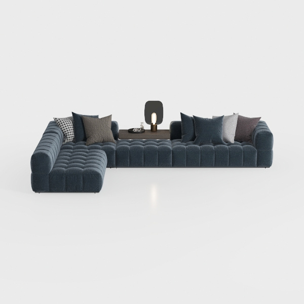 HONBAY Oversized Velvet U Shaped Sectional Sofa