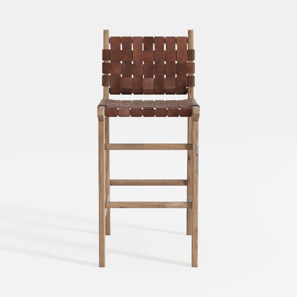 Maven Lane 30&quot; Noah Barstool with Back - Modern