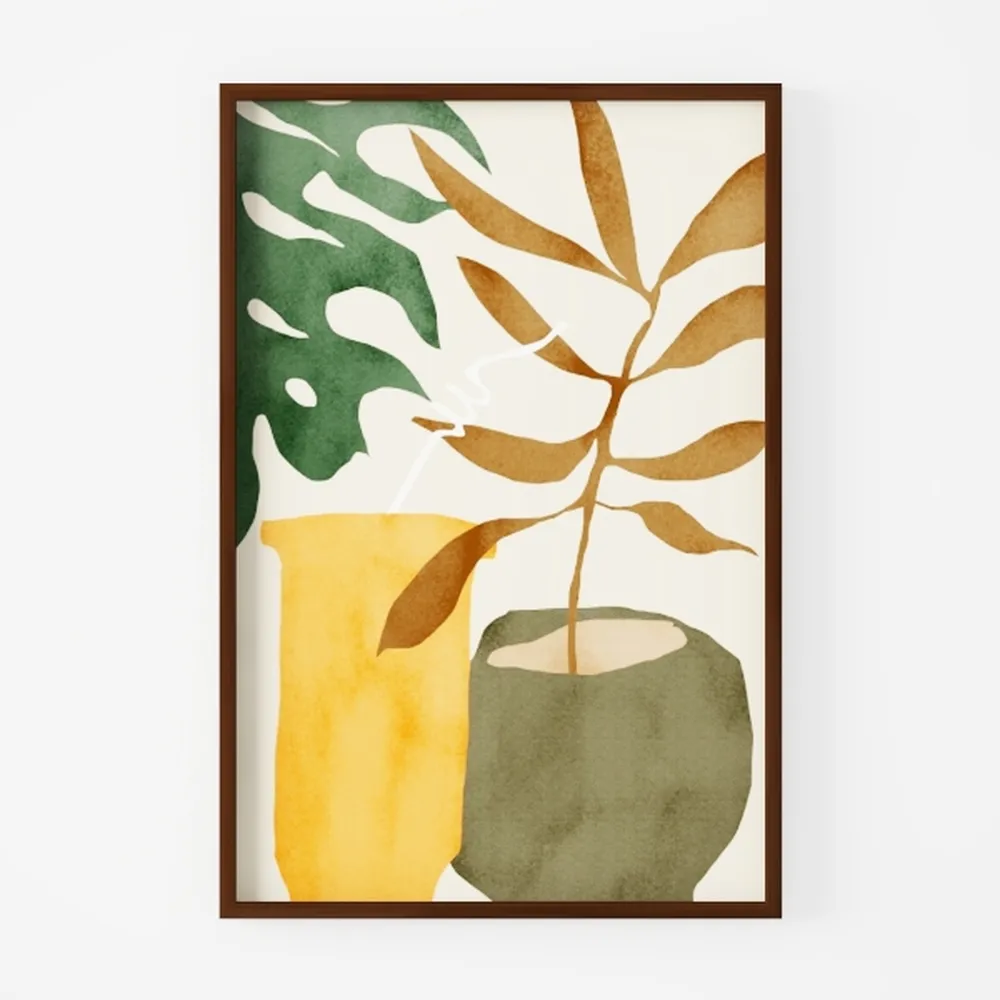 ARTZIO Vintage Landscape Wall Art Framed Canvas 