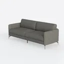 Eclectic Exclusivity 90-inch Sofa and Ottoman Set Left 45 Degree View