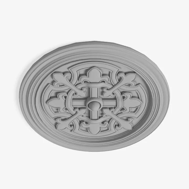 HIG Set of 2 Decorative Round Pleated Throw
